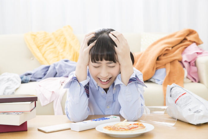 ゴミ部屋・汚部屋になる確率が高い女性の特徴