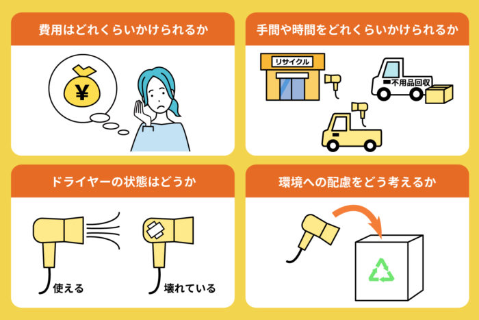 ドライヤー_処分方法の検討ポイント