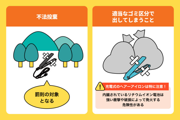 やってはいけないこと